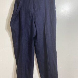 RAFAEL‎ Navy Blue Women's Ankle Line Blend Pants Sz 14